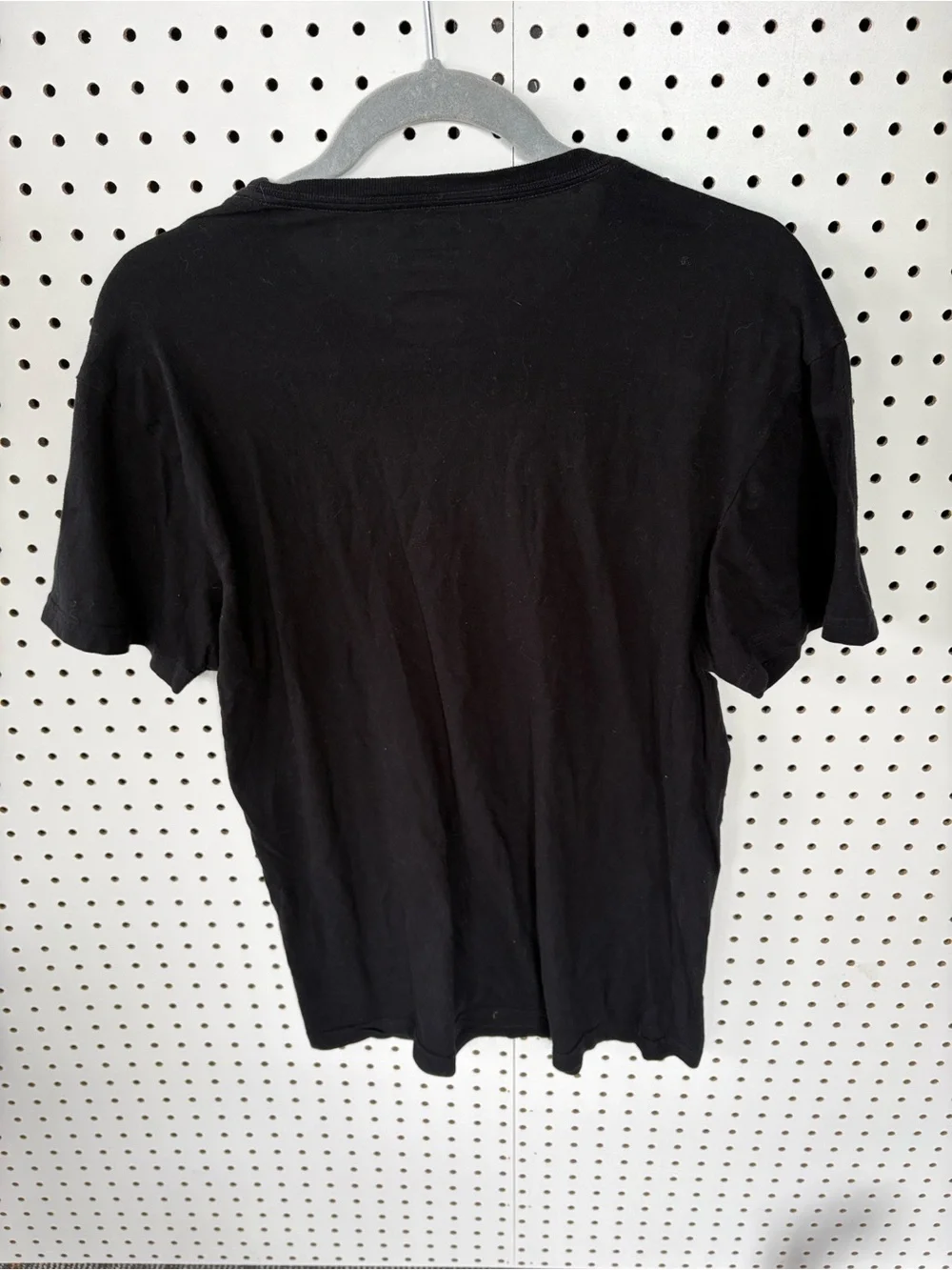 Polo by Ralph Lauren Men’s Black Short-Sleeve Crewneck Tee with Red Pony M